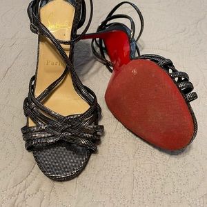 Christian Louboutin Strap Sandals, 4.25” Heel